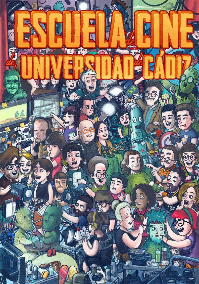 Cartel de la Escuela de Cine de la UCA